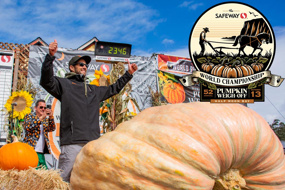 52nd Annual Half Moon Bay Safeway World Championship Pumpkin Weigh-Off winner